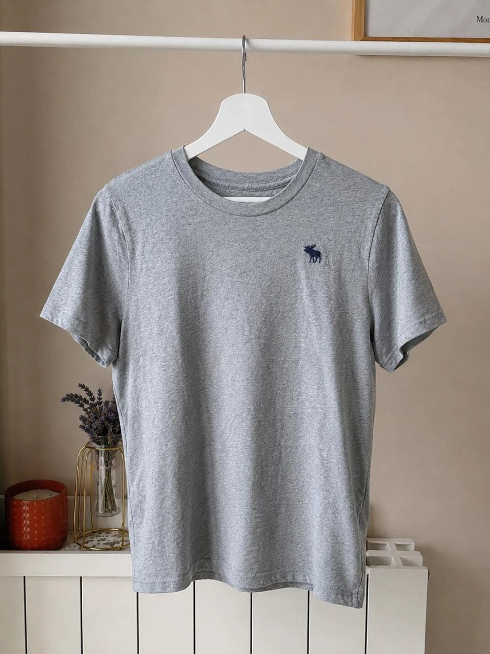 Camiseta Abercrombie hombre gris jaspeado – Talla XS (o adolescente 15-16 años) – photo 2